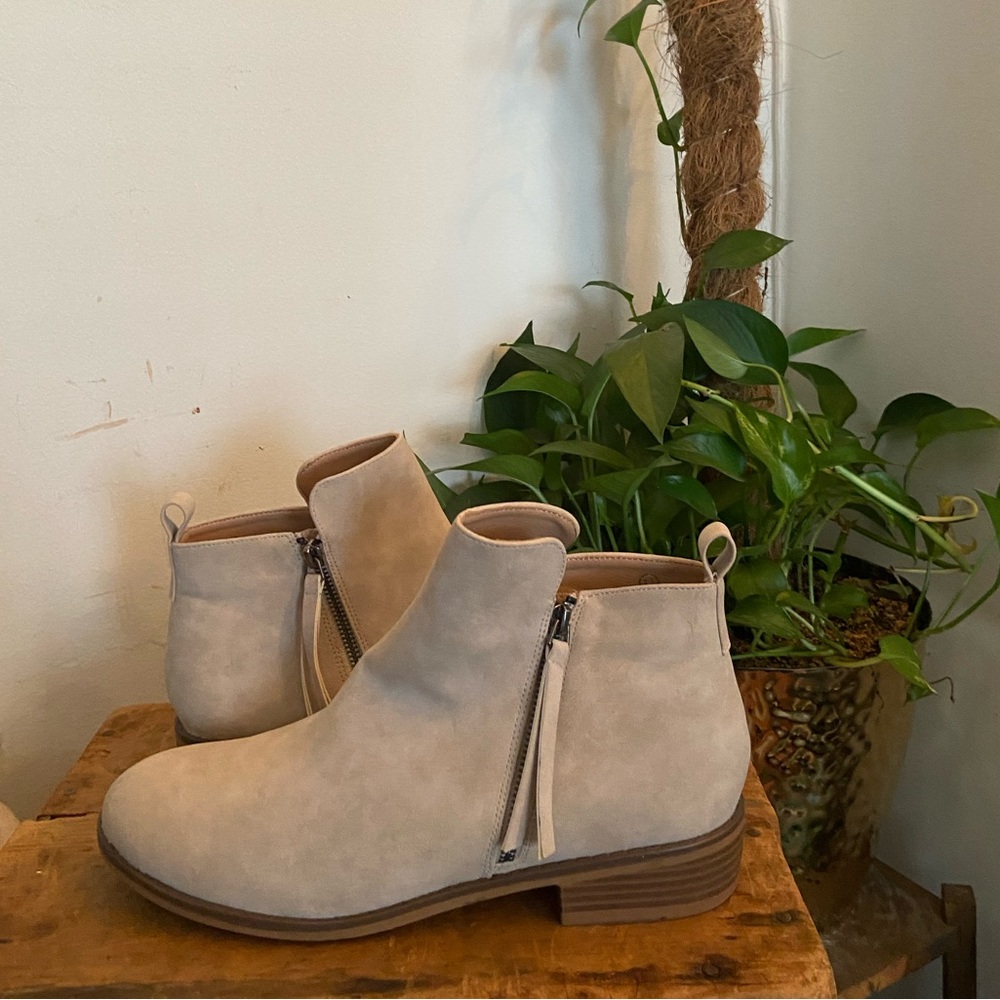 Suede Booties